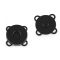 Sew on Magnetic Lock, Matte black, 18 mm