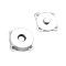 Sew on Magnetic Lock, Nickel, 18 mm