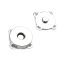 Sew on Magnetic Lock, Nickel, 18 mm