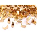 Zipper Bottom Stop,Gold, 5 mm