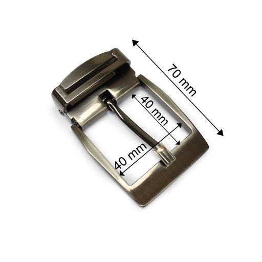 Men’s Belt Buckle 40mm Black Nickel