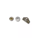 wallet Press Stud, Nickel