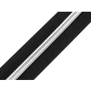 Black Plastic Spiral Zipper, RT10