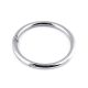 Round Spring Hook, 50 mm, Nickel