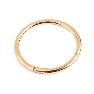 Round Spring Hook, 50 mm, Gold