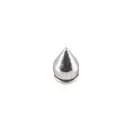 Cone Shaped Decoration, Threaded, Nickel
