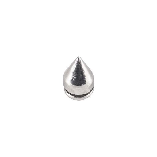 Cone Shaped Decoration, Threaded, Nickel