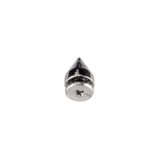 Cone Shaped Decoration, Threaded, Nickel