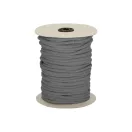 Grey cotton cord, 7 mm