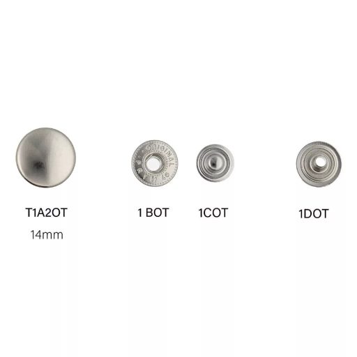 Single Cap Glove Snap Setter Set, 14 mm