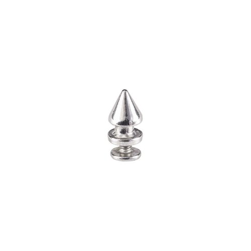 Cone Shaped Decoration, Threaded, Nickel