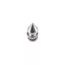 Cone Shaped Decoration, Threaded, Nickel