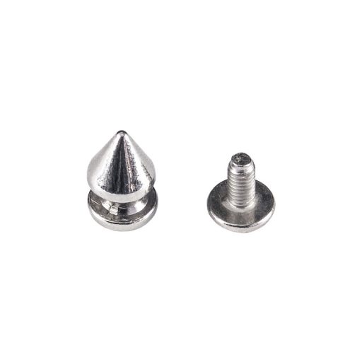 Cone Shaped Decoration, Threaded, Nickel