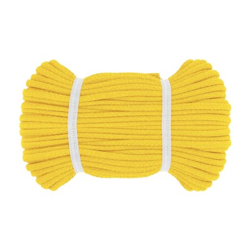 Durable, Yellow Cotton Cord for Your DIY Projects, 8 mm