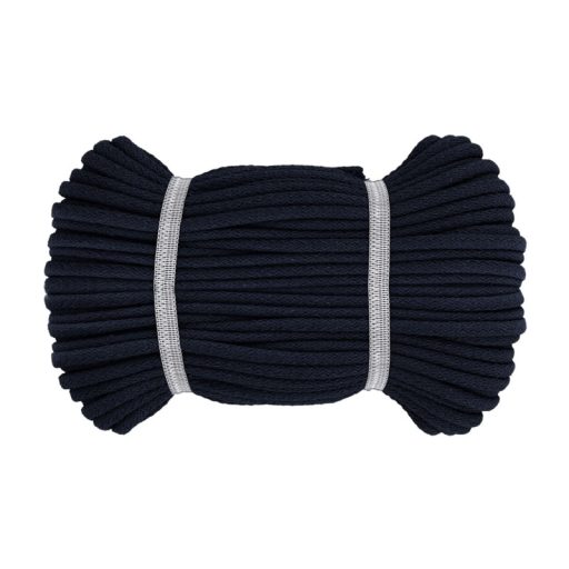 Durable, Navy Blue Cotton Cord for Your DIY Projects, 8 mm