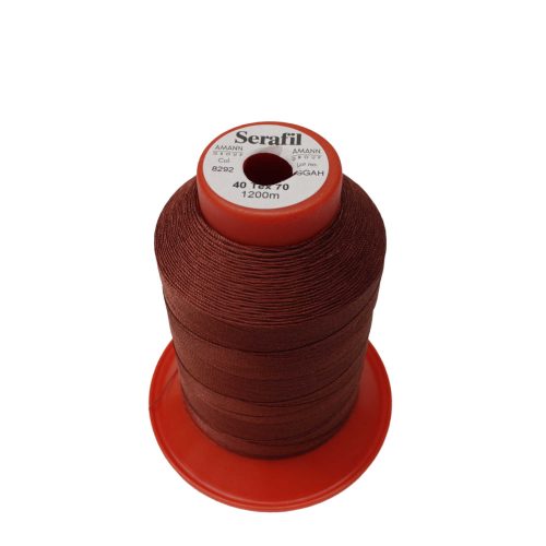 Bag sewing thread, burgundy, 40, Serafil