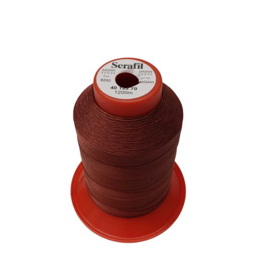 Bag sewing thread, burgundy, 40, Serafil
