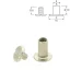 Belt Screw, 10x13 mm, Nickel