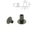 Belt Screw, 10x10 mm, Black Nickel