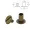 Belt Screw, 10x10 mm, Antique Brass