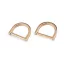 Flat D-ring, Gold, 20 mm