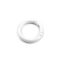 Round Spring Hook, 25 x 4 mm, White
