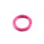Round Spring Hook, 25 x 4 mm, Pink
