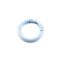 Round Spring Hook, 25 x 4 mm, Light Blue