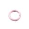 Round Spring Hook, 25 x 4 mm, Light Pink