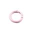 Round Spring Hook, 25 x 4 mm, Light Pink
