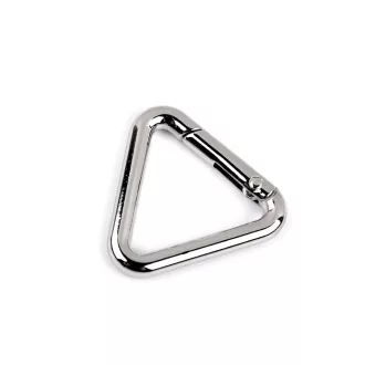 Triangle Metal Carabiner, 25 mm – Modern Hardware for Bags