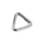 Triangle Metal Carabiner, 25 mm – Modern Hardware for Bags