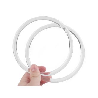 Plastic Circle Handbag Handle, Crystal