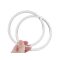Plastic Circle Handbag Handle, Crystal