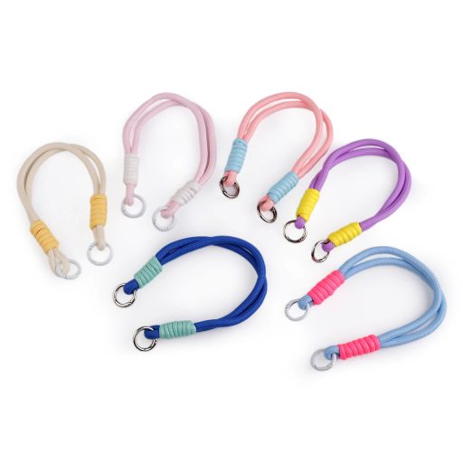 Colorful wrist strap for smartphones, 33 cm, Beige