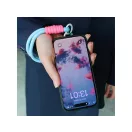 Colorful wrist strap for smartphones, 33 cm, Pink