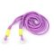 Colorful knotted phone lanyard, 128 cm, Purple