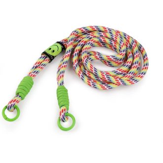 Colorful knotted phone lanyard, 128 cm, Multicolour