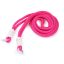 Colorful knotted phone lanyard, 128 cm, Pink