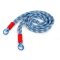 Colorful knotted phone lanyard, 128 cm, Light Blue