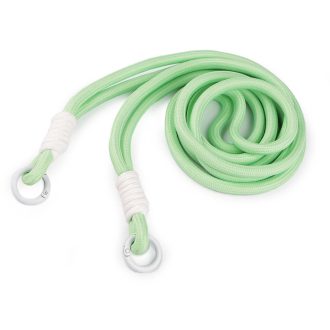 Colorful knotted phone lanyard, 128 cm, Green