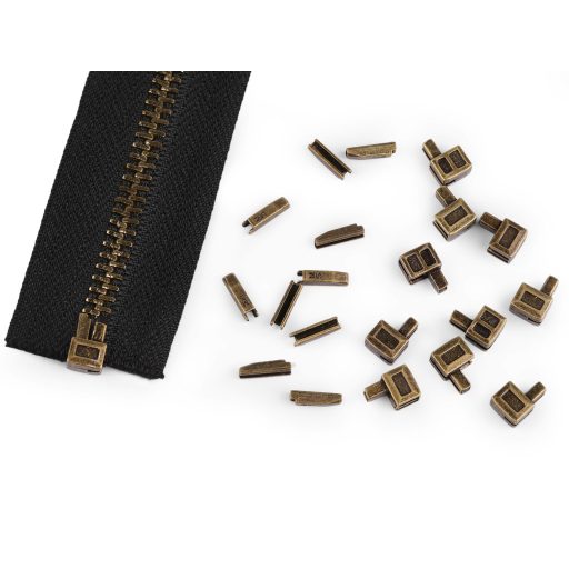 Detachable End Stop for Metal Zippers