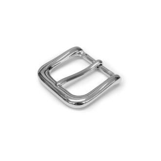 Copper Belt Buckle, Silver coloured, 30 mm