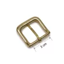 Copper Belt Buckle, 30 mm