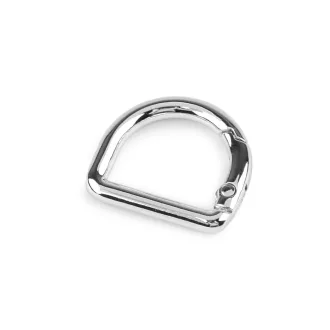 D-Shaped Metal Carabiner – Versatile Bag Attachment
