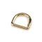D-Shaped Metal Carabiner Gold– Versatile Bag Attachment