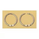 Spring Hook With Clip, 26 mm, Nickel