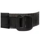 Aluminum G-hook bag buckle, 20 mm, black