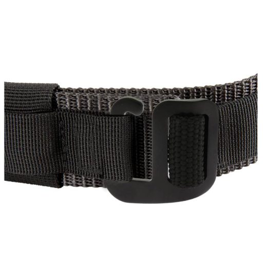 Aluminum G-hook bag buckle, 25 mm, 1 inch, black
