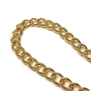 Aluminium Chain with Giant Links, Gold